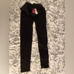 La SENZA Black Ribbed Women’s Leggings